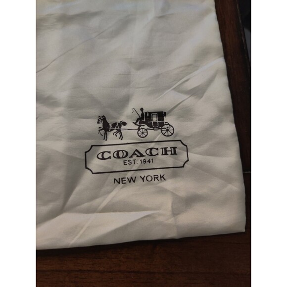 Coach NY Satin Drawstring Storage Bag for Handbag Satchel Purse 19 x 23" Read - Picture 3 of 8